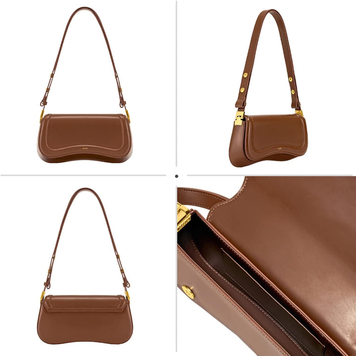 JW PEI Damen Joy Schultertasche Braun, Braun