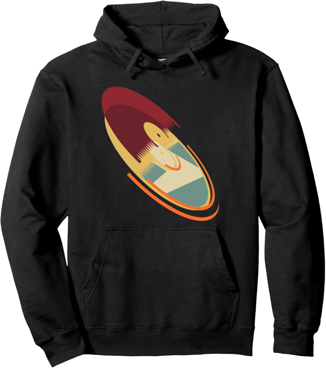 Retro Vinyl Schallplatte Geschenk - Vintage Plattensammler Pullover Hoodie