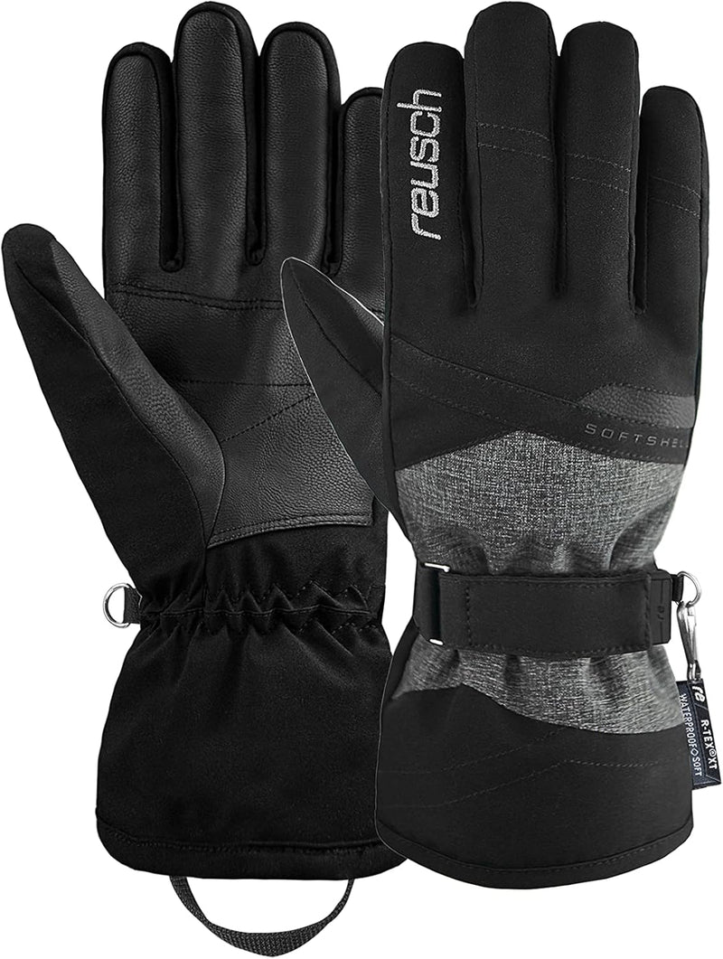 Reusch Damen Fingerhandschuhe Hellen R-TEX XT 7721 Black/Black Melange 7.5, 7721 Black/Black Melange