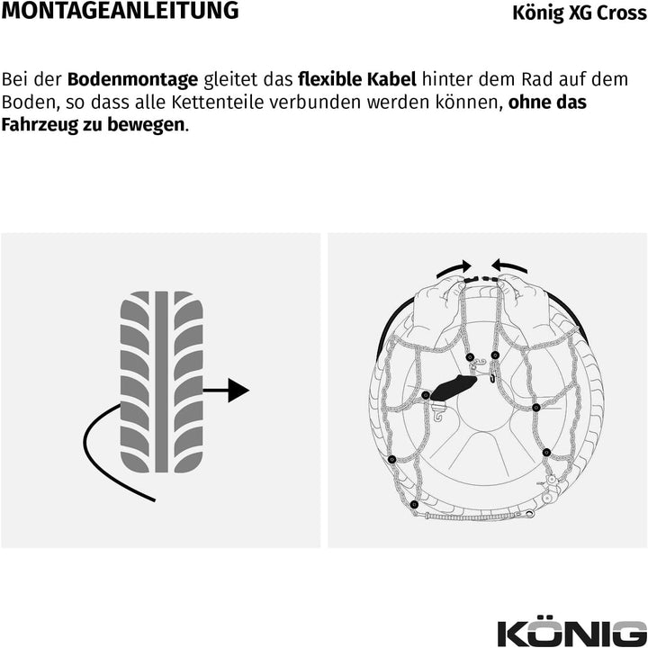 KÖNIG XG Cross 228 - Schneeketten, 228