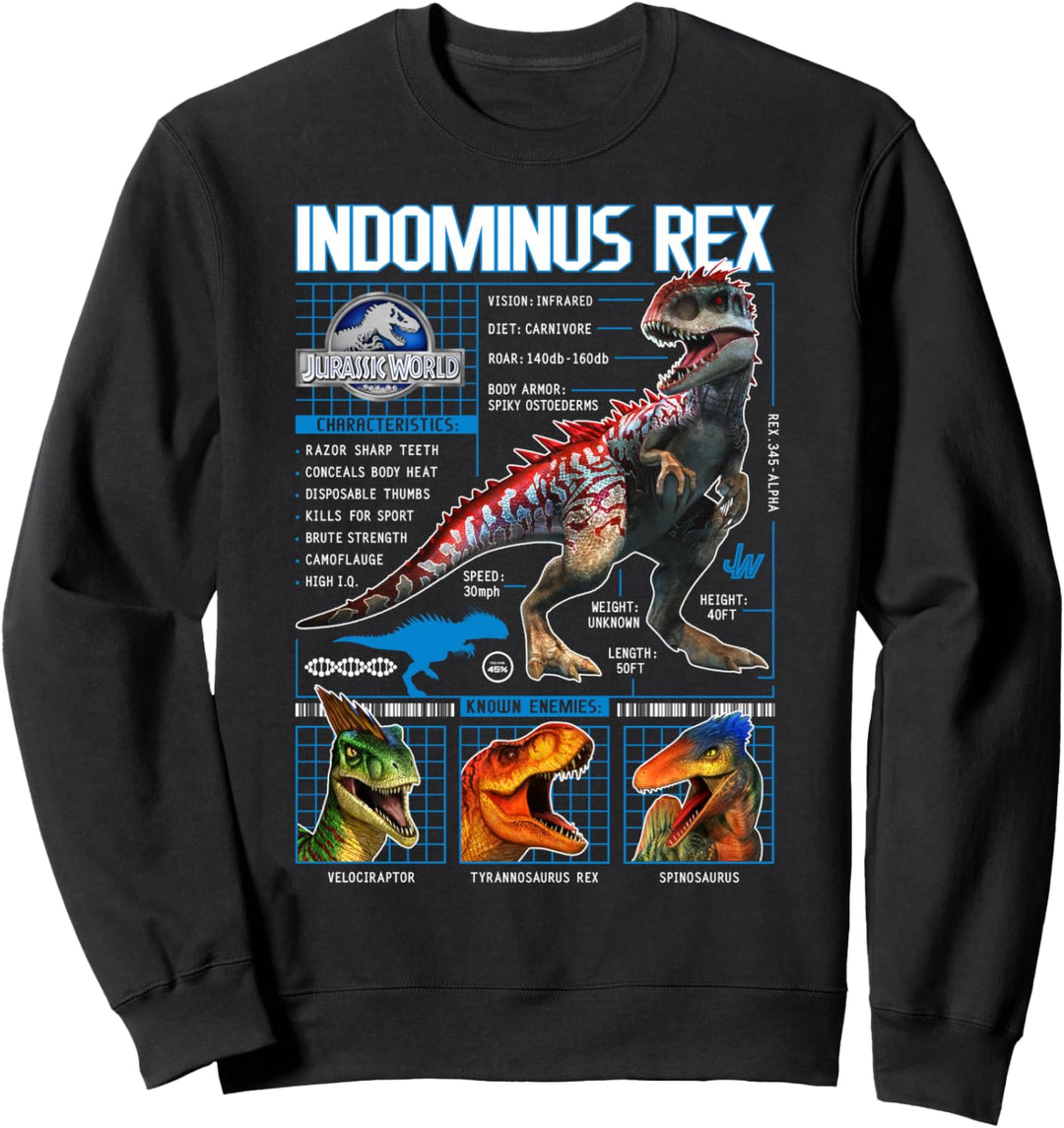 Jurassic World Indominus Rex Schematic Sweatshirt