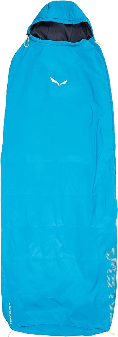 Salewa Micro Ii 650 Quattro Powerloft Sleeping Bag Schlafsack 185 cm (RIGHT) BLUE DANUBE, 185 cm (RI