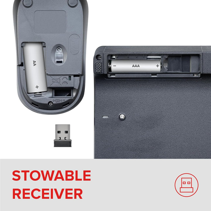 Speedlink SIGNIUM Deskset - USB Wireless Tastatur Maus Set Kabellos Deutsch QWERTZ Layout, Batterieb