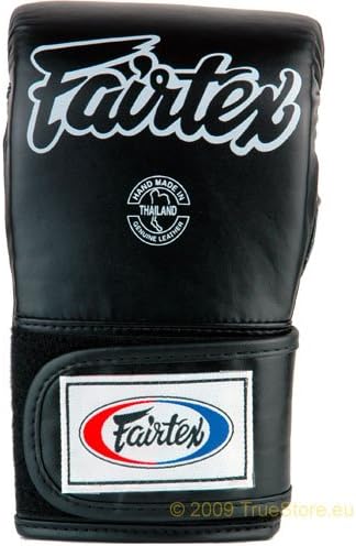 Fairtex Leder Sandsackhandschuh Cross Trainer (TGT7) Schwarz M, Schwarz M