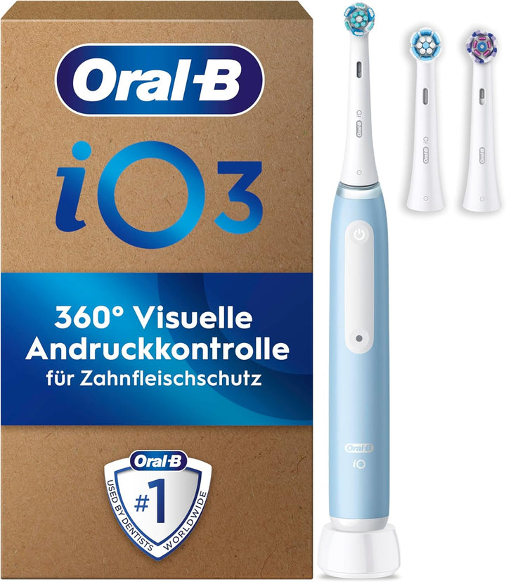 Oral-B iO Series 3 Plus Edition Elektrische Zahnbürste, Electric Toothbrush, PLUS 3 Aufsteckbürsten,