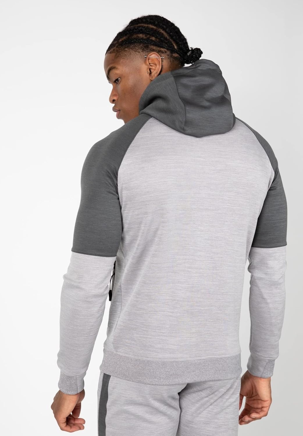 Gorilla Wear Herren Sullivan Track Jacket Trainingsjacke, M Grau