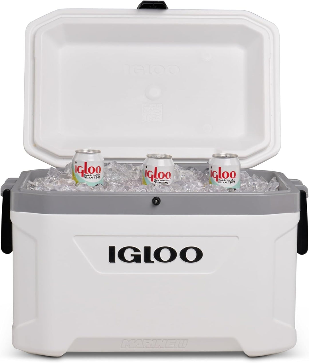 Igloo Marine Ultra 66L – Kühlbox mit THERMECOOL Isolierung – Cool Riser Technologie – Platz für 2-Li
