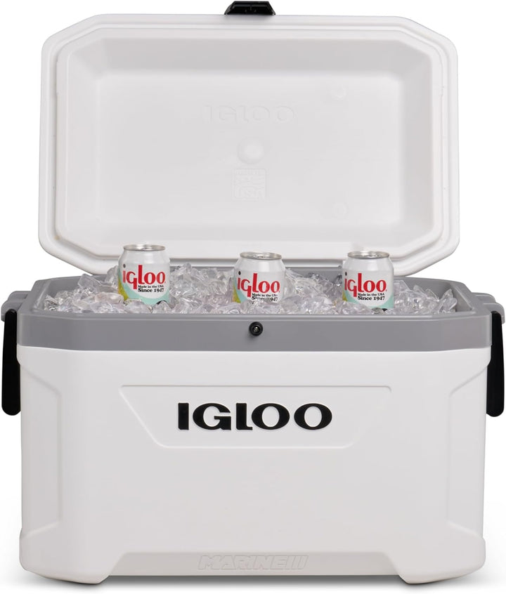 Igloo Marine Ultra 66L – Kühlbox mit THERMECOOL Isolierung – Cool Riser Technologie – Platz für 2-Li