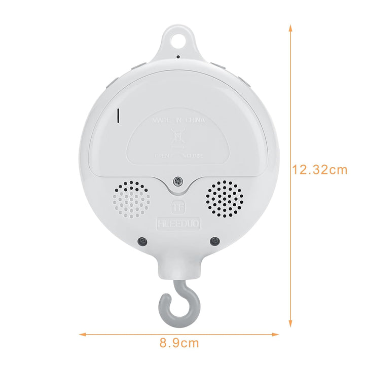 FITNATE Babybettwäsche Rotierende Spieluhr, Mobile Spieluhr, Baby Spieluhr mit 3 Aufkleber, eine 128