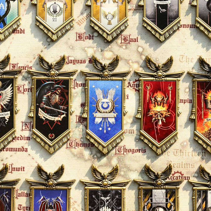Starforged Warhammer Kühlschrankmagnet 30K Horus Heresy Space Marine 2 Legion Offiziell lizenziert C