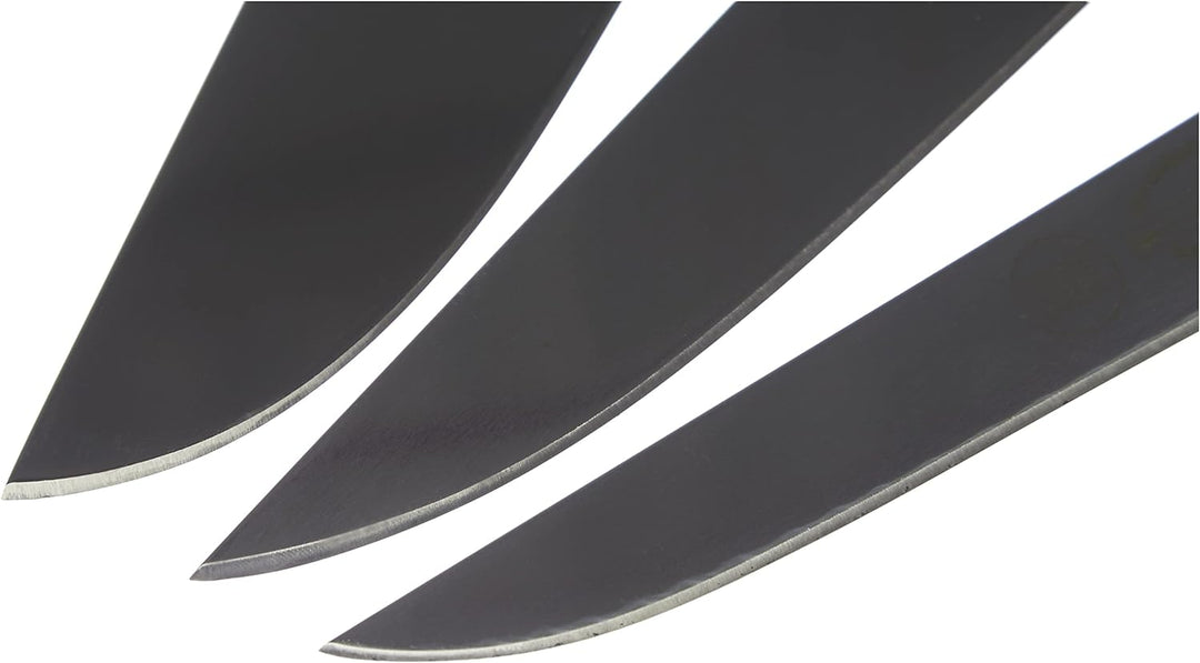 DICK 8255300 Messer-Set 3T Ergo Grip, Stahl, Blau, 48 x 22 x 1.8 cm, 3-Einheiten