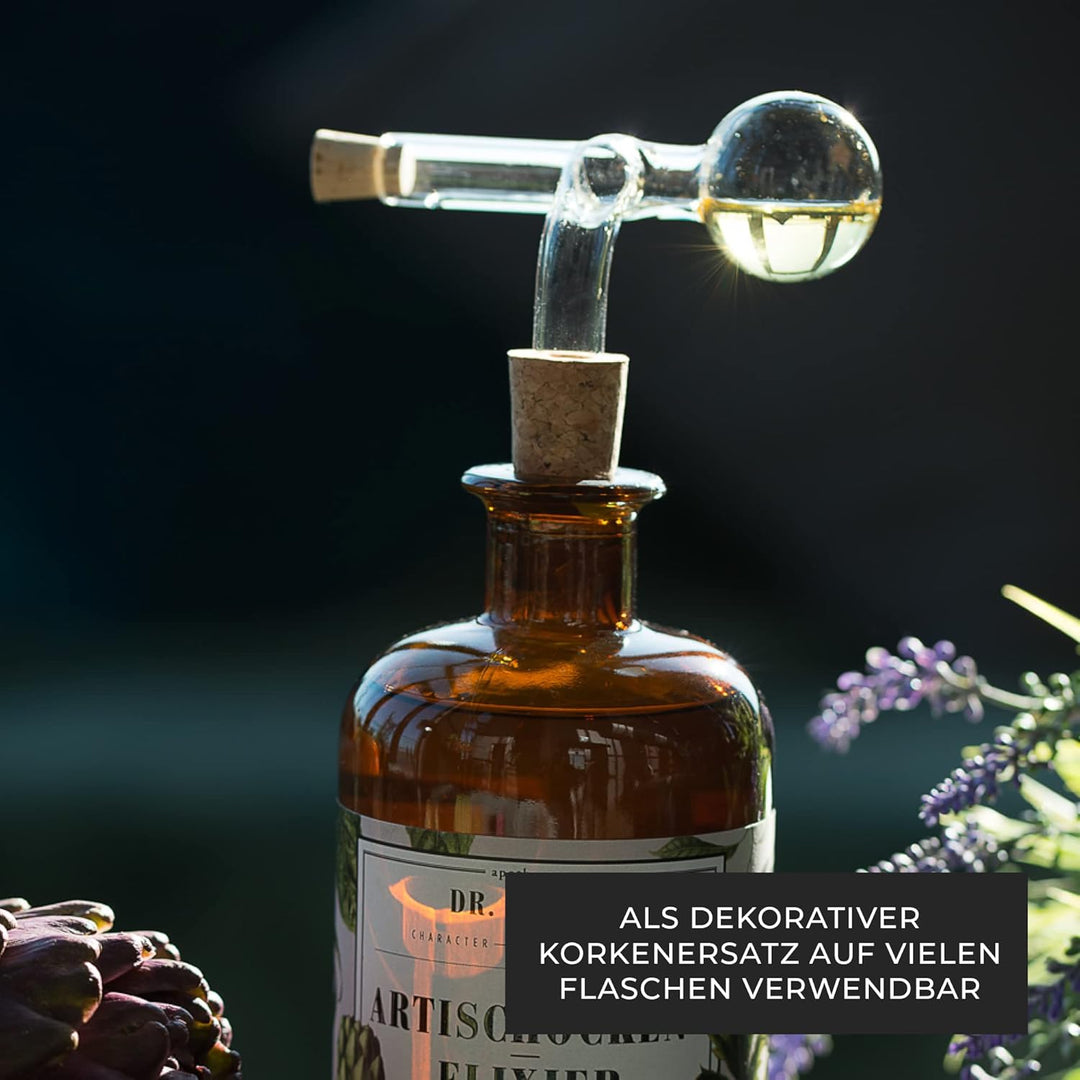 DR. JAGLAS Schnapsspender Elixier Dosierer Ausgiesser für Spirituosen - Flaschen Ausgiesser & Portio