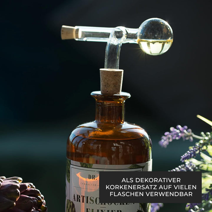 DR. JAGLAS Schnapsspender Elixier Dosierer Ausgiesser für Spirituosen - Flaschen Ausgiesser & Portio