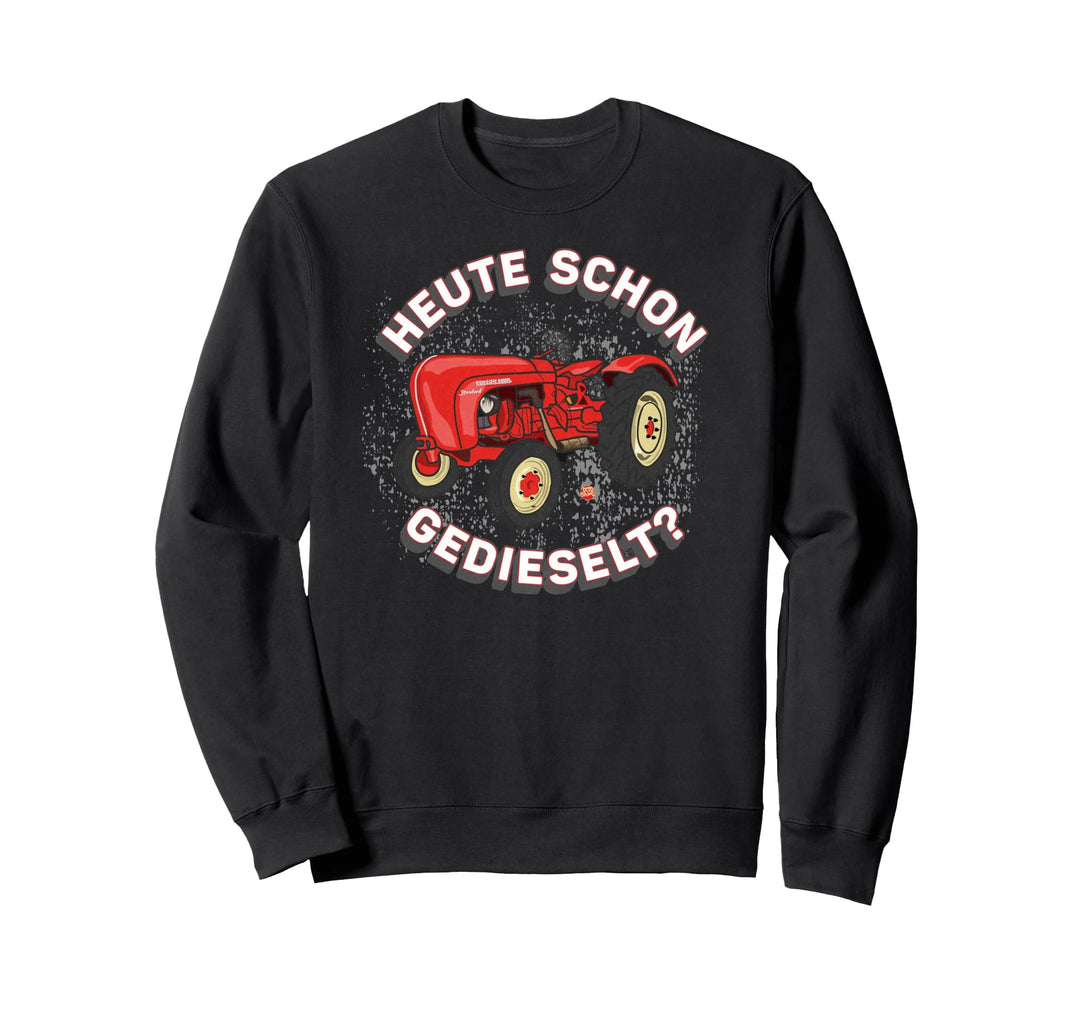 Heute schon gedieselt? Trecker Schlepper, Traktor Geschenke Sweatshirt