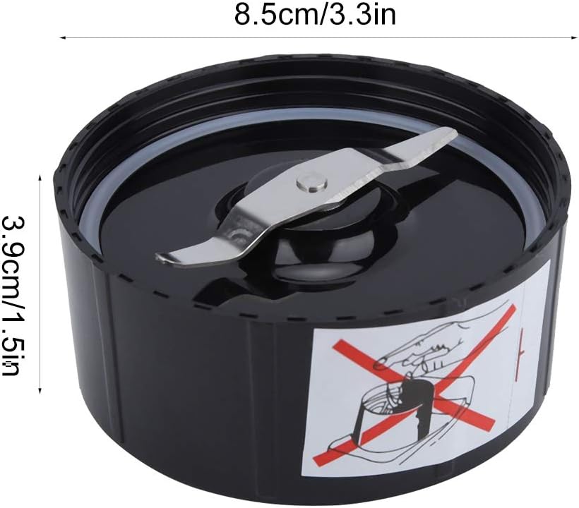 Haofy Mixer Ersatzklinge, Extractor Cross oder Flat Blade Ersatzteile mit Silikondichtungen O-Ring,
