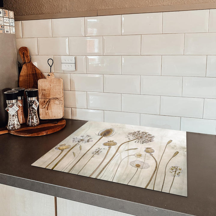 KitchenYeah© Herdabdeckplatte Einteilig Ceranfeld Abdeckplatte für Induktionsschutz Ceranfeldabdecku