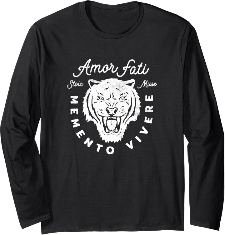 Stoisches Zitat | Amor Fati Langarmshirt