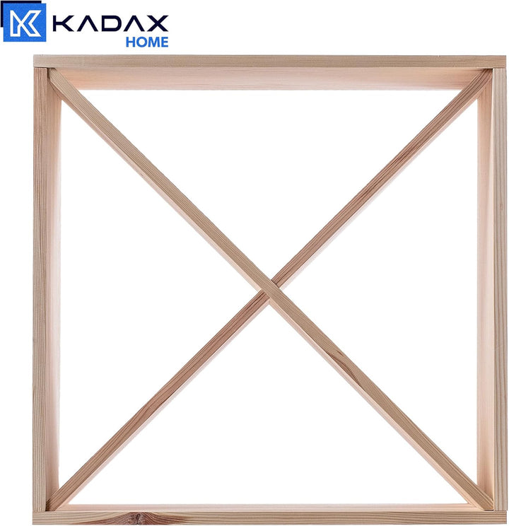 KADAX Weinregal aus Holz, 52 x 25.5 x 52 cm, Grosses Flaschenregal für viele Weinflaschen, rustikale