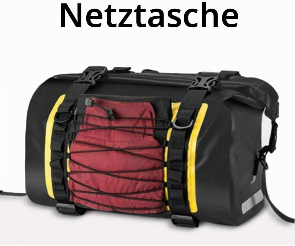 ROCKBROS Motorrad Doppel Satteltaschen Gepäckträgertaschen 100% Wasserdicht Motorradtasche Ca.62L Gr