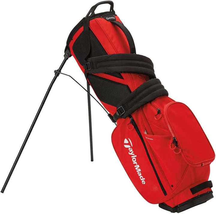 Taylormade FlexTech Lite Standtasche 2022 Rot, Schwarz und Weiss, Rot, Schwarz und Weiss