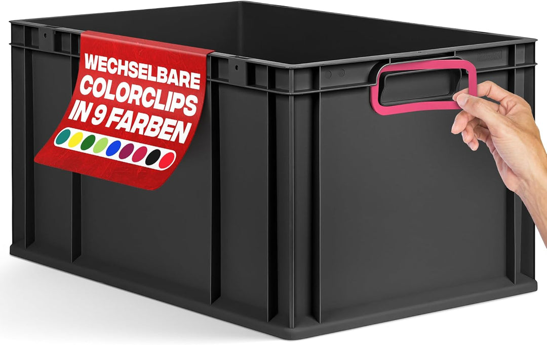 aidB Eurobox NextGen 2.0 Cycle - 600x400x320mm – 65L Aufbewahrungsbox aus recyceltem Material - Stap
