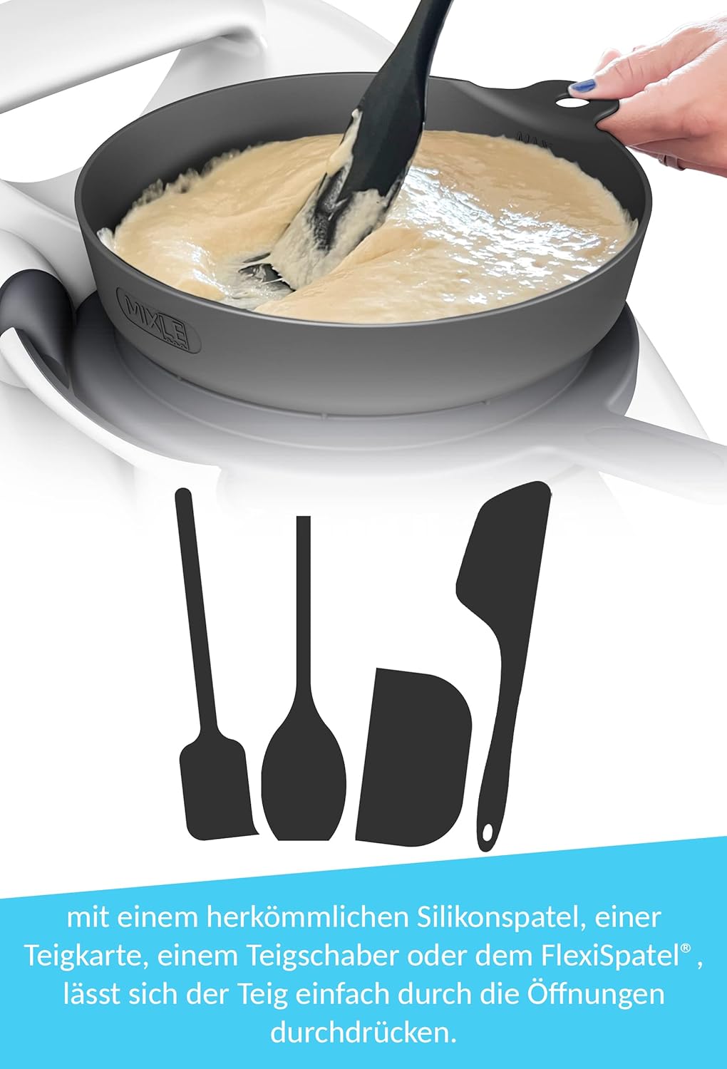 Die Spätzlereibe kompatibel mit Thermomix TM6, TM5, TM31, TM Friend &amp; Monsieur Cuisine Connect, Tren