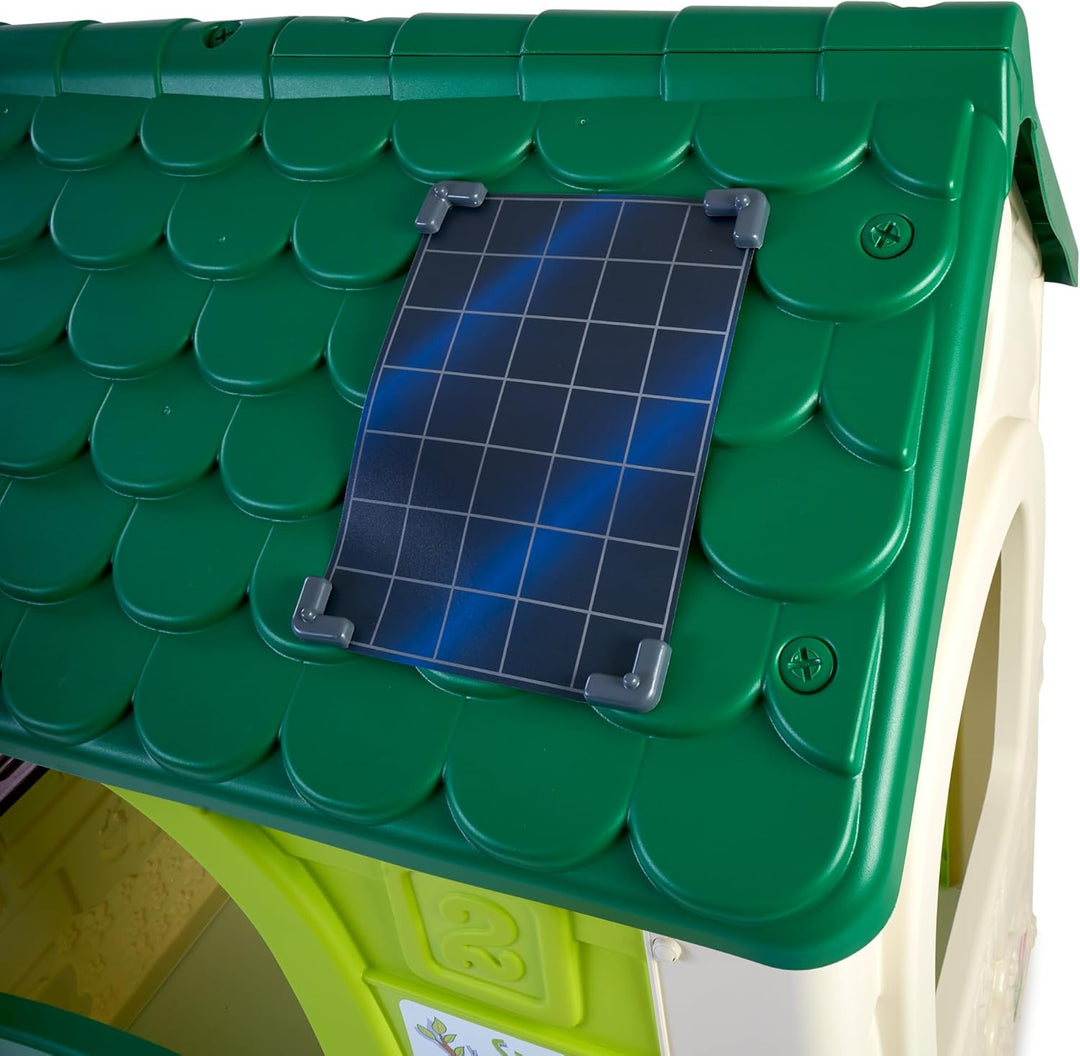 FEBER - Eco House, pädagogisches Gartenhaus, mit ökologischen Spielen, städtischem Pflanzgefäss, 2 A