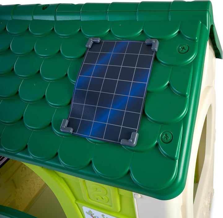 FEBER - Eco House, pädagogisches Gartenhaus, mit ökologischen Spielen, städtischem Pflanzgefäss, 2 A