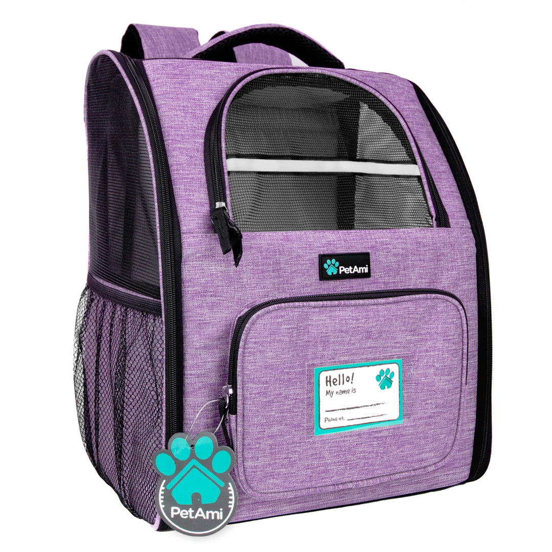 PetAmi Hunderucksack für kleine grosse Katze, Haustier, Welpen, belüfteter Haustier-Wanderrucksack,