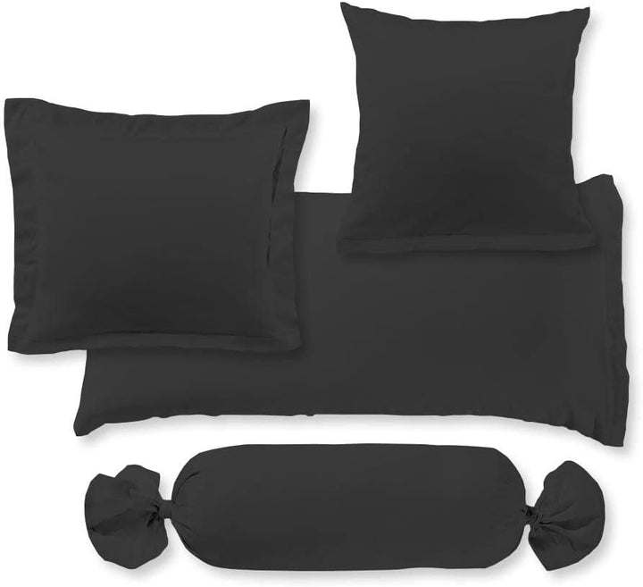 sleepling Satin Kissenbezug, Kissenhülle Seitenschläferkissen aus 100% seidig weicher Baumwolle, Bez