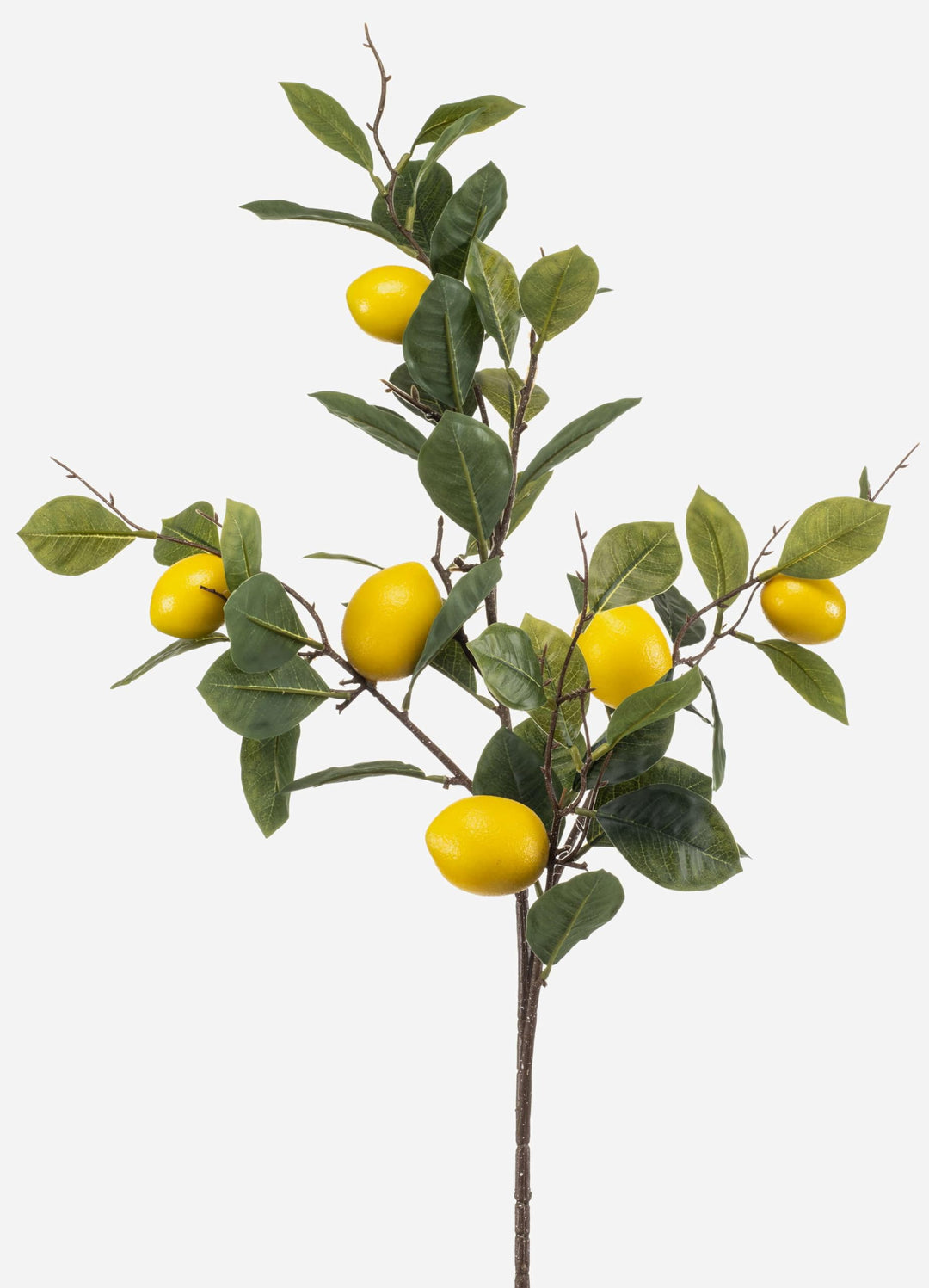 artplants.de Künstlicher Zitronenzweig QUEOSHA mit Früchten, gelb, 95cm - Kunststoff Zweig