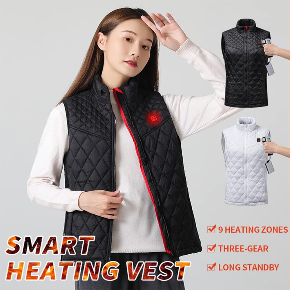 Oneshlee Heizweste Damen, Wärmeweste Elektrisch, Heizjacke Usb, Weste Mit Heizung, Warme Weste Behei