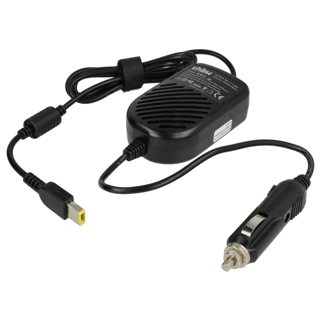 vhbw KFZ-Ladekabel kompatibel mit Lenovo ThinkPad T440P, T440s, T540p (Dual Core) Laptop, Notebook -