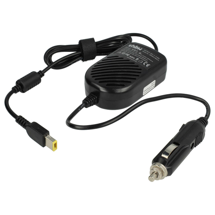 vhbw KFZ-Ladekabel kompatibel mit Lenovo ThinkPad T440P, T440s, T540p (Dual Core) Laptop, Notebook -