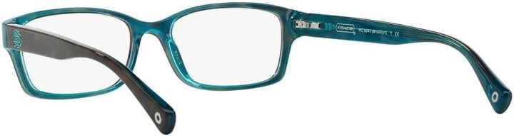 COACH Brillengestell HC 6040 5116 Dark Tortoise Teal 52MM
