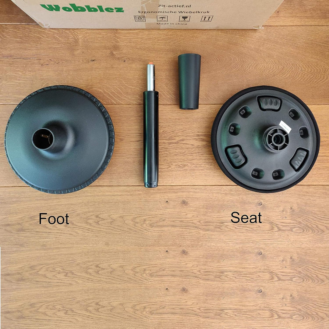 Wobblez ergonomischer Bürostuhl | Rückenschonender Wackelhocker Höhenverstellbar von 63-83 cm für ei