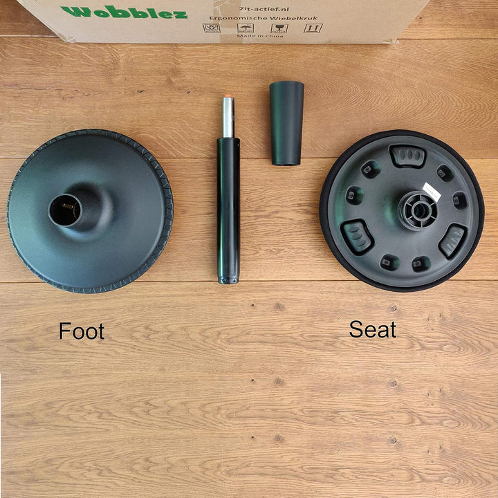 Wobblez ergonomischer Bürostuhl | Rückenschonender Wackelhocker Höhenverstellbar von 63-83 cm für ei