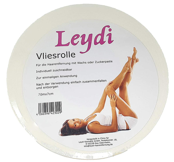 Sparangebot 3x Leydi Vliesrolle - für die Haarentfernung mit Warmwachs und Zuckerpaste