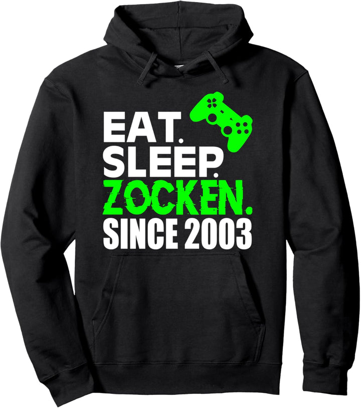 18. Geburtstag Junge Mädchen 18 Jahre Gamer 2003 Geschenk Pullover Hoodie