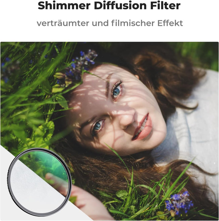 K&amp;F Concept Nano-K Serie Shimmer Diffusion Filter 67mm aus Optisches Glas mit 18 Schichten Nano-Besc