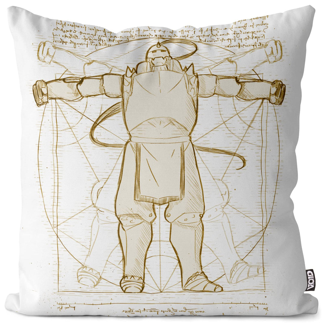 VOID Vitruvianischer Alfred Kissenbezug Kissenhülle Polyester wasserfest Outdoor Alchemist Anime Man