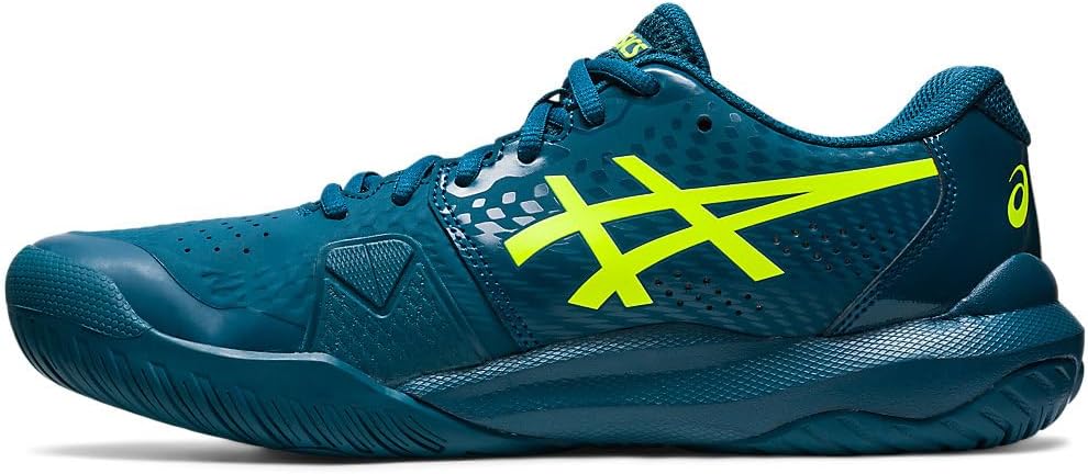 ASICS Herren Gel-Challenger 14 Schuhe 45 EU Restful Teal Safety Yellow, 45 EU Restful Teal Safety Ye