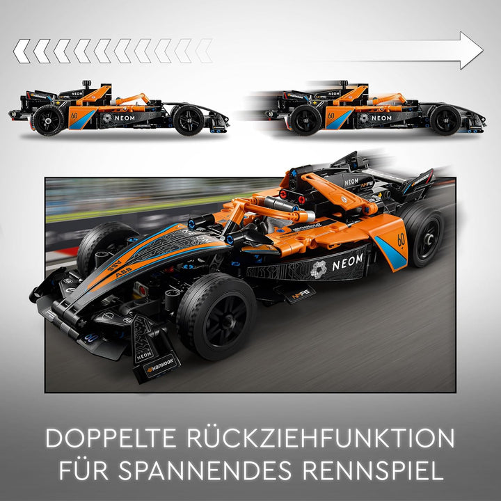 LEGO Technic NEOM McLaren Formula E Race Car, Rennwagen Spielzeug für Kinder ab 9 Jahren, Jungen und