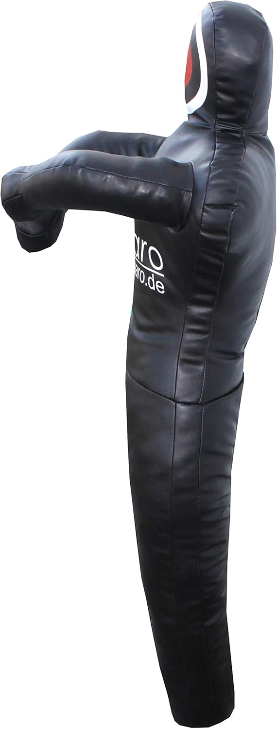 LISARO Wurfpuppe Ringerpuppe Judopuppe Ringerdummy Puppe Werfen Bodenkampf MMA Ringen aus Kunstleder
