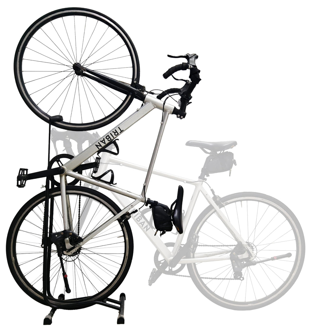 Fahrradständer, vertikales und horizontales Fahrrad-Aufbewahrungsgestell, für Radgrössen bis zu 29 Z