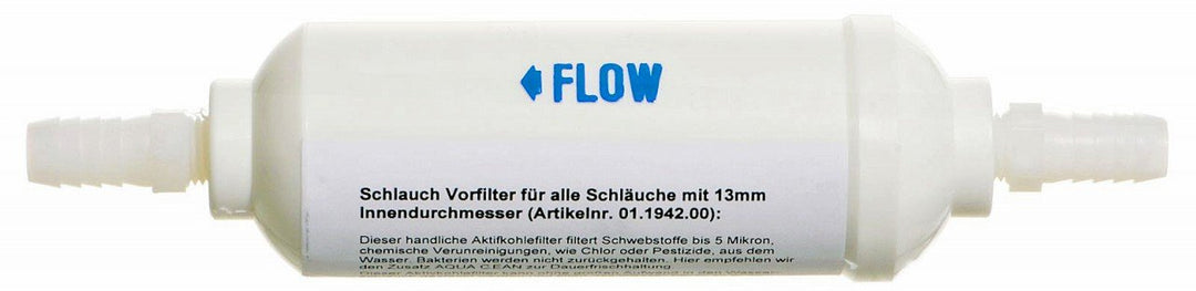 YACHTICON Schlauch Vorfilter - Aktivkohlefilter für Schlauch 13mm