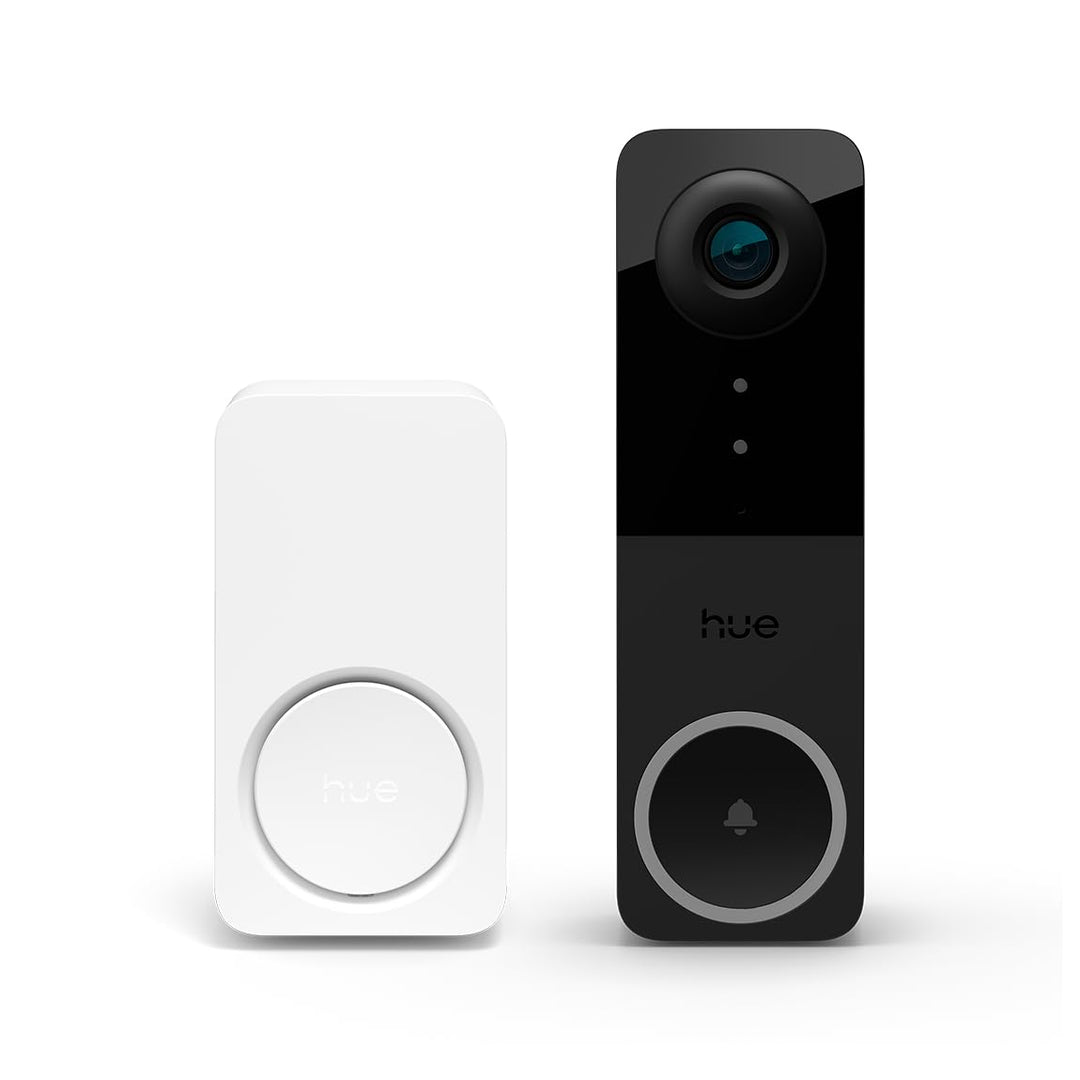 Philips Hue Secure kabelgebundene Video-Türklingel, 2K-Auflösung mit Weitwinkelansicht, Bewegungserk