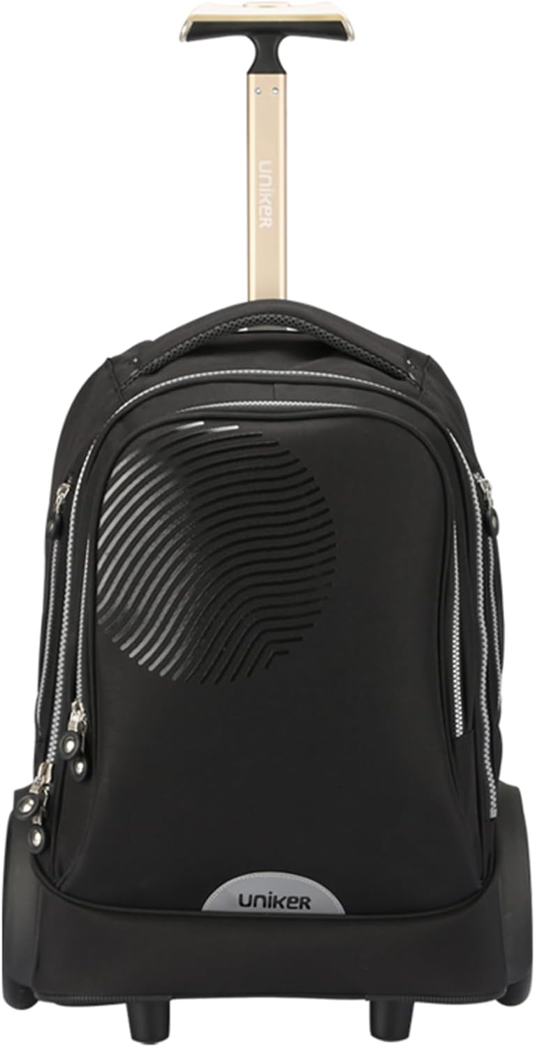 UNIKER Laptoptasche mit Rollen für 15,6 Zoll Laptops, Krankenschwestertasche auf Rädern, T5 (T5 - Fi