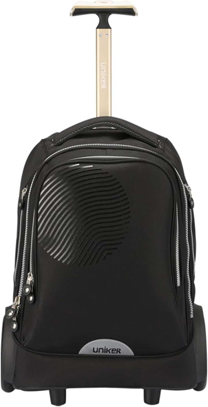 UNIKER Laptoptasche mit Rollen für 15,6 Zoll Laptops, Krankenschwestertasche auf Rädern, T5 (T5 - Fi