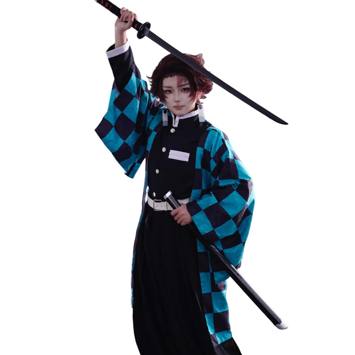 CR ROLECOS Kanroji Mitsuri Cosplay Kostüm Tanjirou Giyuu Vollständiger Kostüm Anime Tokitou Muichiro